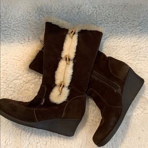 Mudd suede fleece lined boots 10M